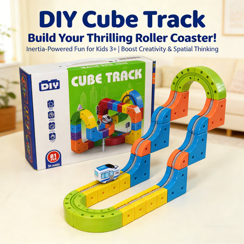 Block Train Track Set
