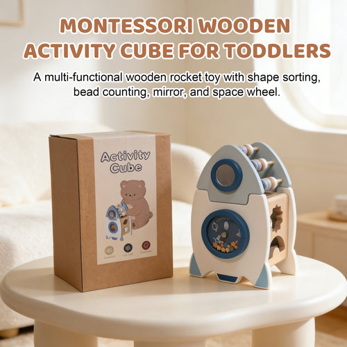 Wooden Rocket Toy