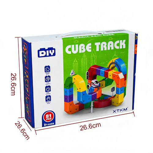 Block Train Track Set