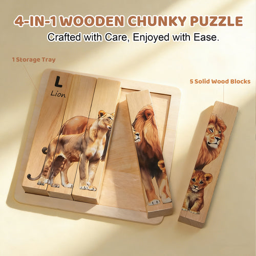 3D Animal Puzzles