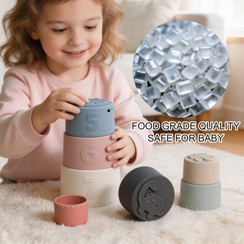 Silicone Stacking Cups