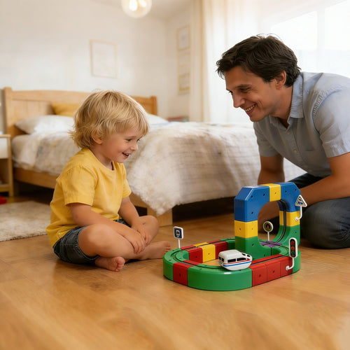Cube Track Train Toy