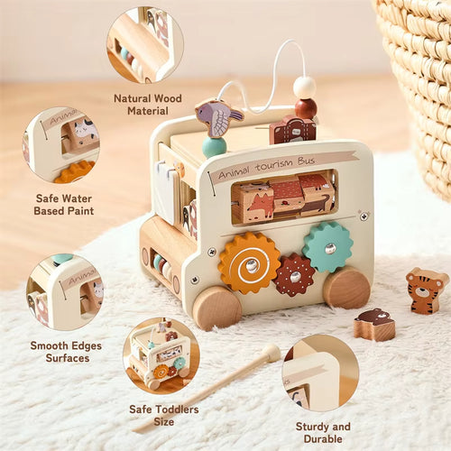5-in-1 Bus Multifunctional Toy