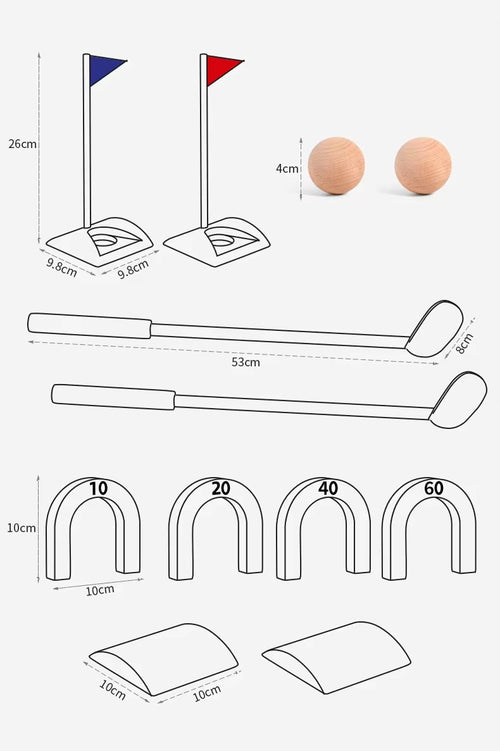 Wooden Toddler Golf Set