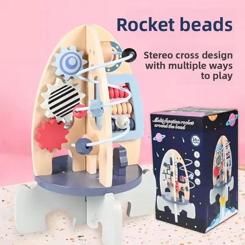Rocket Bead Maze Toy