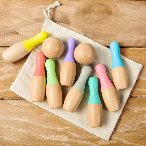 Wooden Bowling Toys