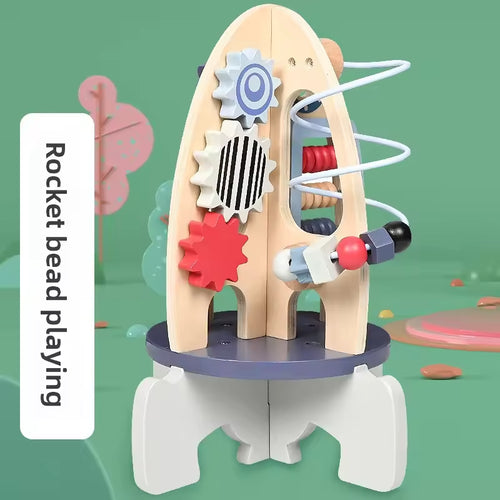 Rocket Bead Maze Toy