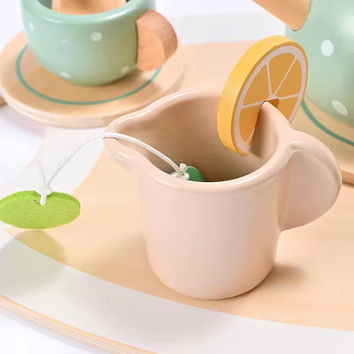 Wooden Tea Set
