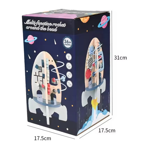 Rocket Bead Maze Toy