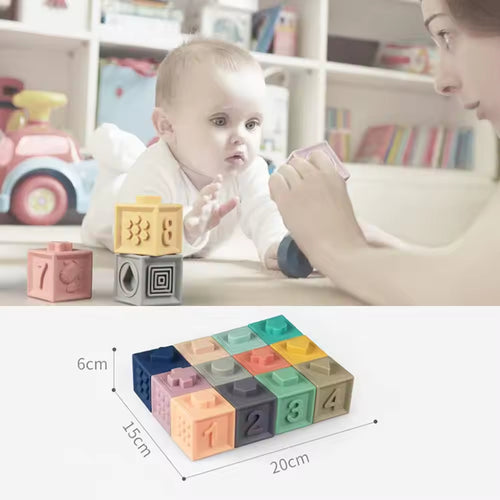 Silicone Building Block Set